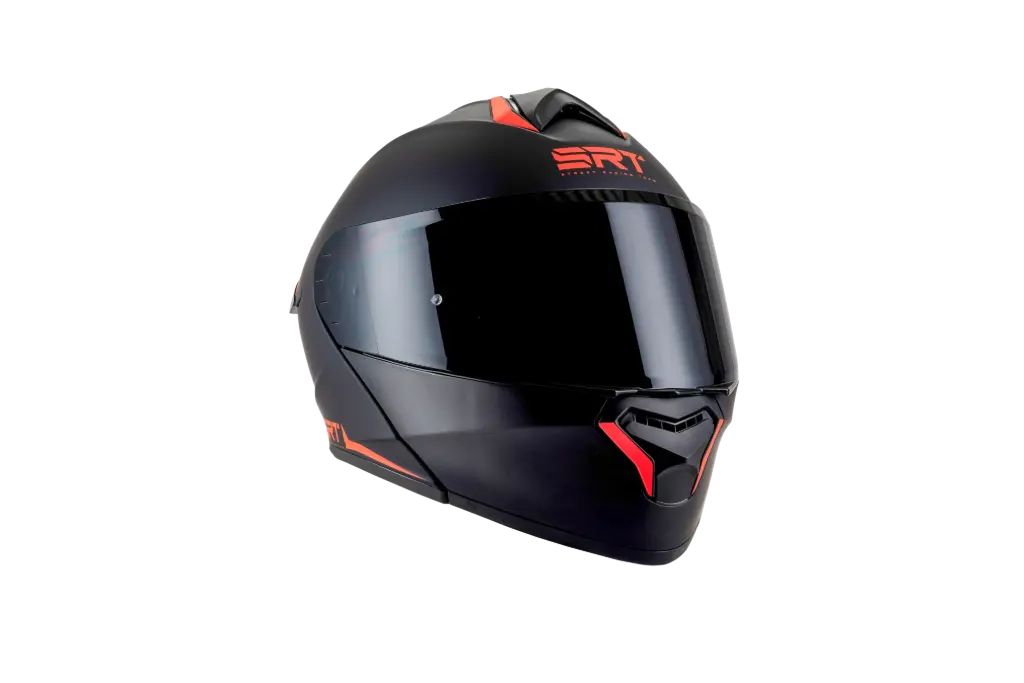 MOTO GP SS MATTE BLACK FLUO ORANGE BLACK