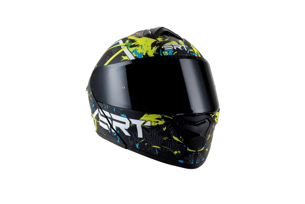 MOTO GP GRUNGE MATTE NEON YELLOW/BLUE