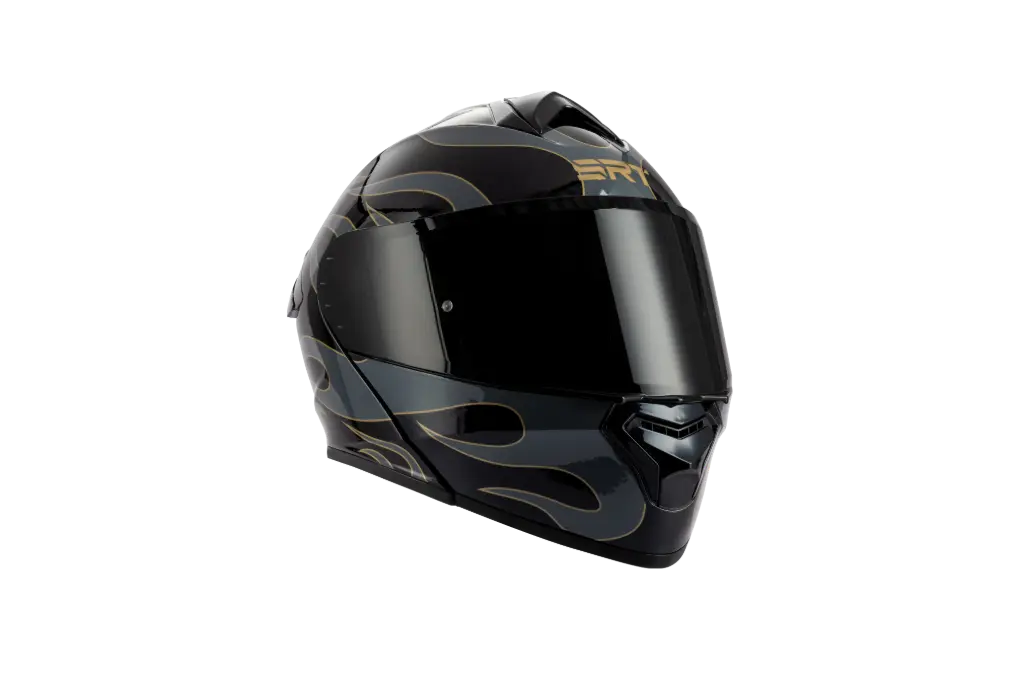 MOTO GP FLAMES BLAK/GREY